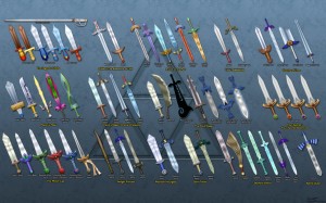 evolution of link's swords