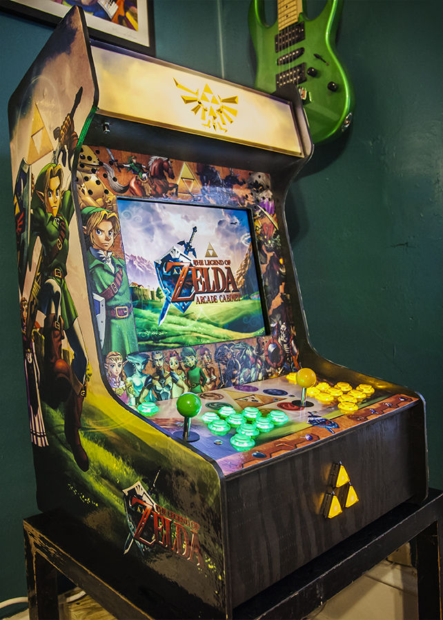 Homemade Legend Of Zelda Themed Arcade